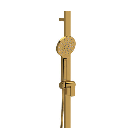 Riobel Handshower Set With 32" Slide Bar and 3-Function Handshower - 4844