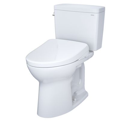 TOTO Drake Washlet+ S7 Two-Piece Toilet 1.28 GPF, Regular Height