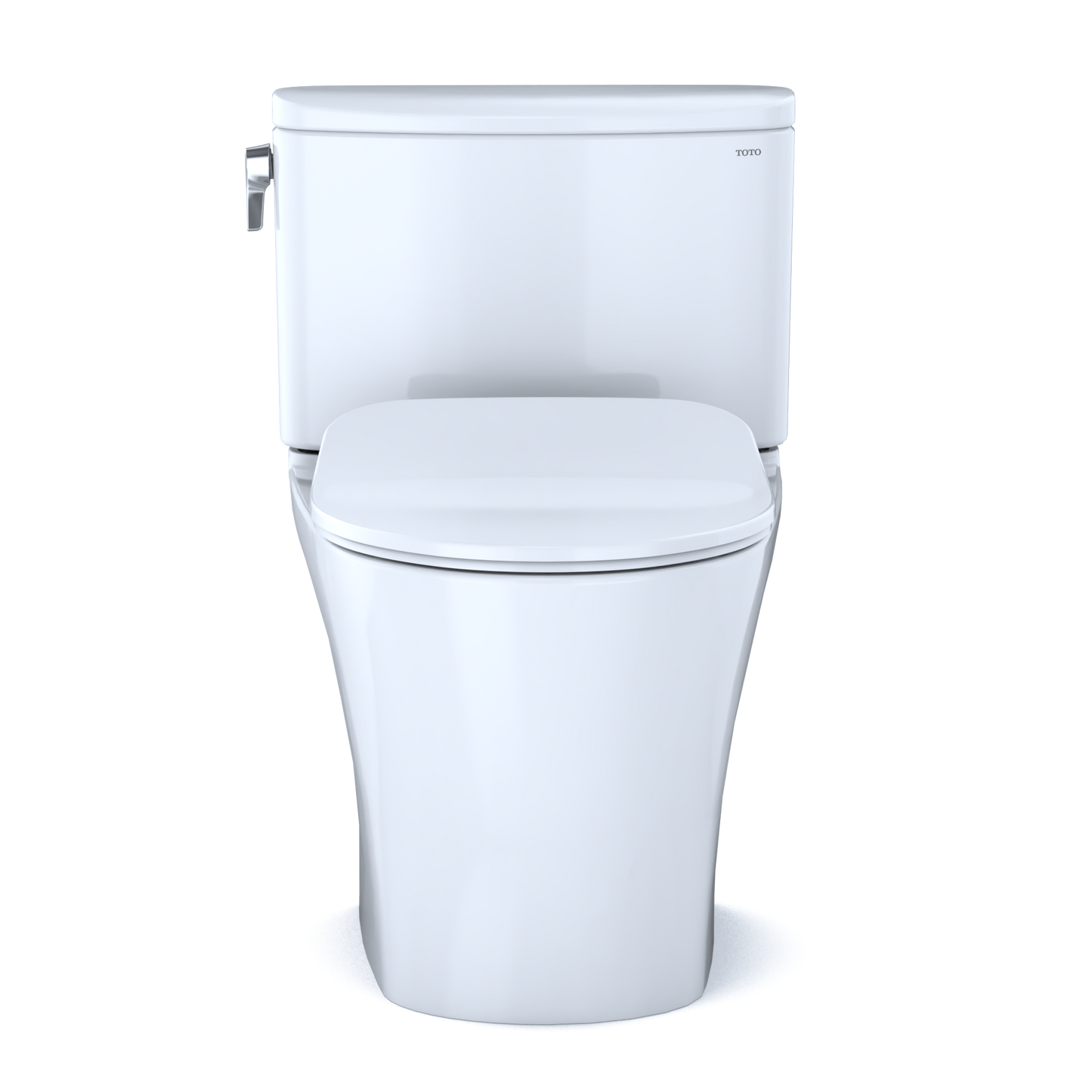 TOTO Nexus Elongated Two-Piece Toilet, 1.28 GPF Universal Height, Washlet+ Connection, Slim Seat