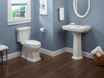 TOTO Promenade II Two-Piece Elongated Toilet 1.28 GPF, Universal Height, Less Seat Right-Hand Trip Lever