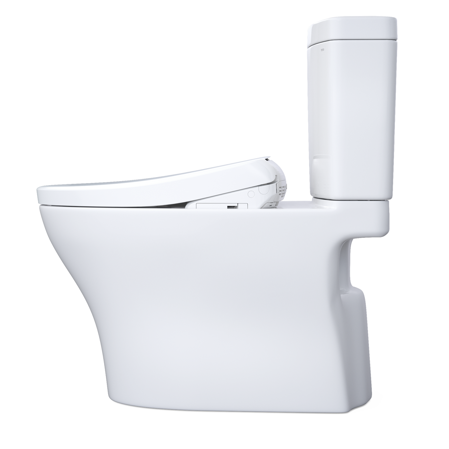 TOTO Aquia IV Washlet+ S7 Two-Piece Toilet 1.28/0.9 GPF - Universal Height