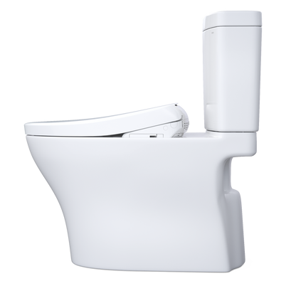 TOTO Aquia IV Washlet+ S7 Two-Piece Toilet 1.28/0.9 GPF - Universal Height