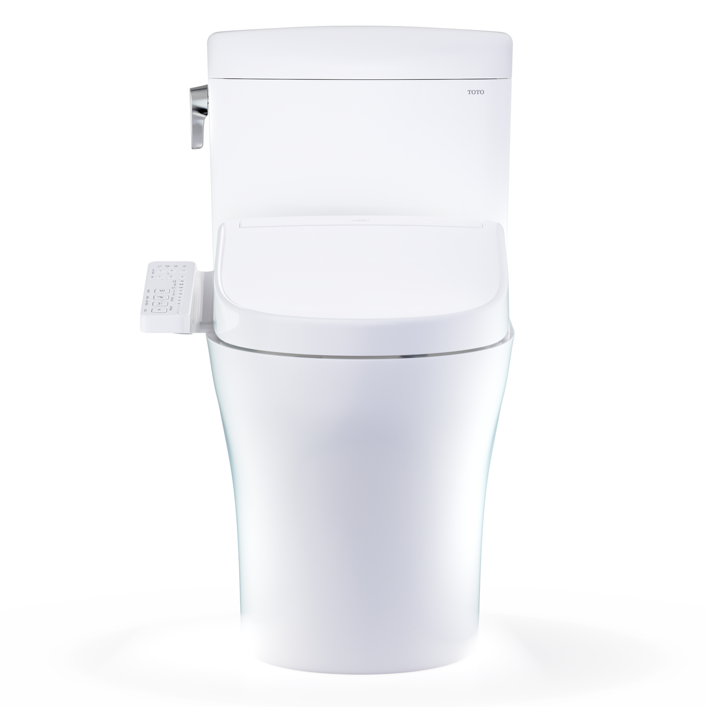 TOTO Aquia IV Cube Washlet+ S2 Two-Piece Toilet - 1.28 GPF - Universal Height