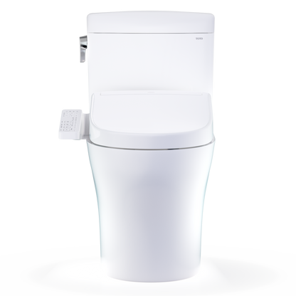 TOTO Aquia IV Cube Washlet+ S2 Two-Piece Toilet - 1.28 GPF - Universal Height