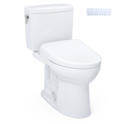 TOTO Drake II 1G Washlet+ S7 Two-Piece Toilet 1.28 GPF Universal Height