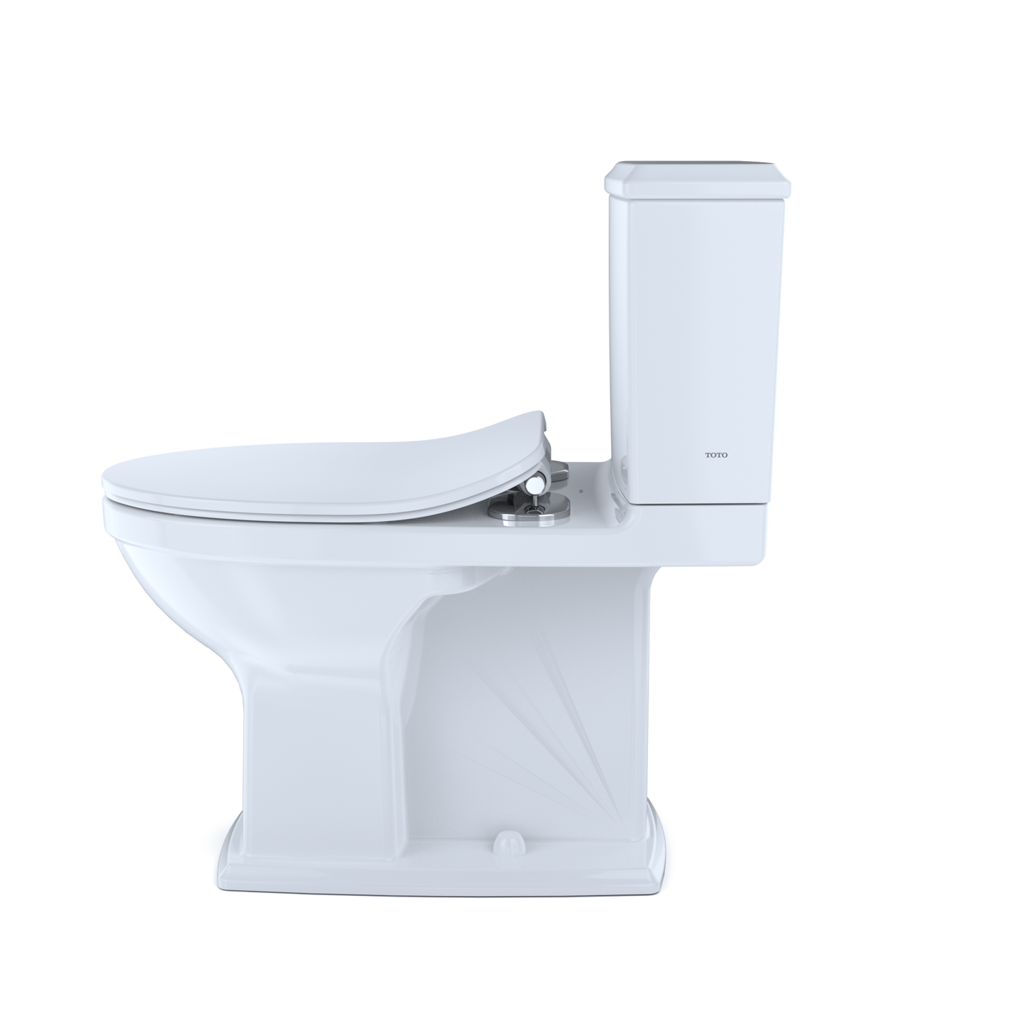 TOTO Connelly Two-Piece Toilet 1.28/0.8 GPF Elongated - Universal Height - Washlet+ Connection Slim Seat