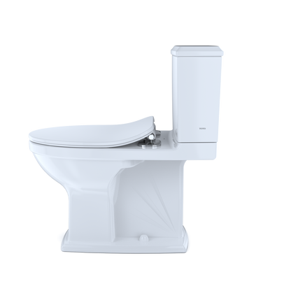 TOTO Connelly Two-Piece Toilet 1.28/0.8 GPF Elongated - Universal Height - Washlet+ Connection Slim Seat