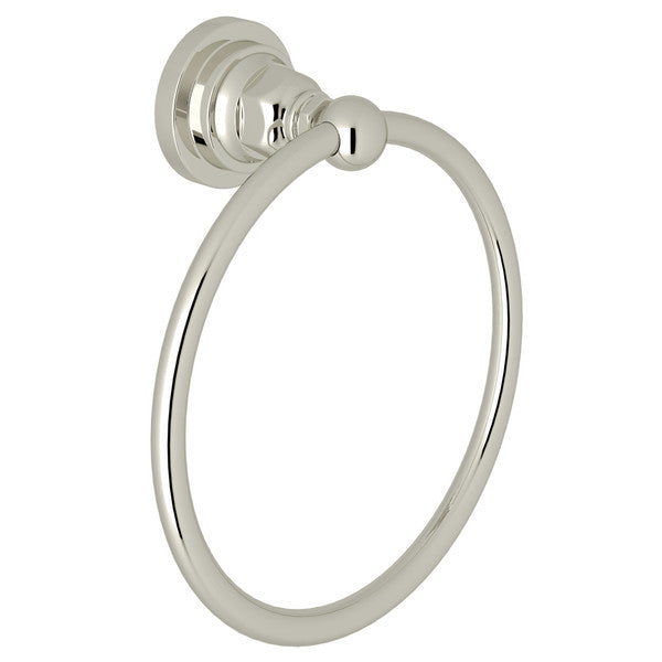 Rohl San Giovanni Towel Ring A1485LI - Polished Nickel
