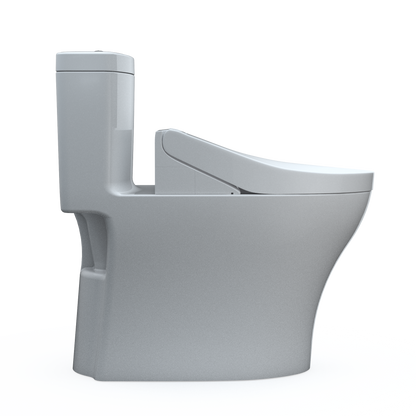 TOTO Aquia IV Washlet+ C5 One-Piece Toilet, 1.28/0.9 GPF, Universal Height