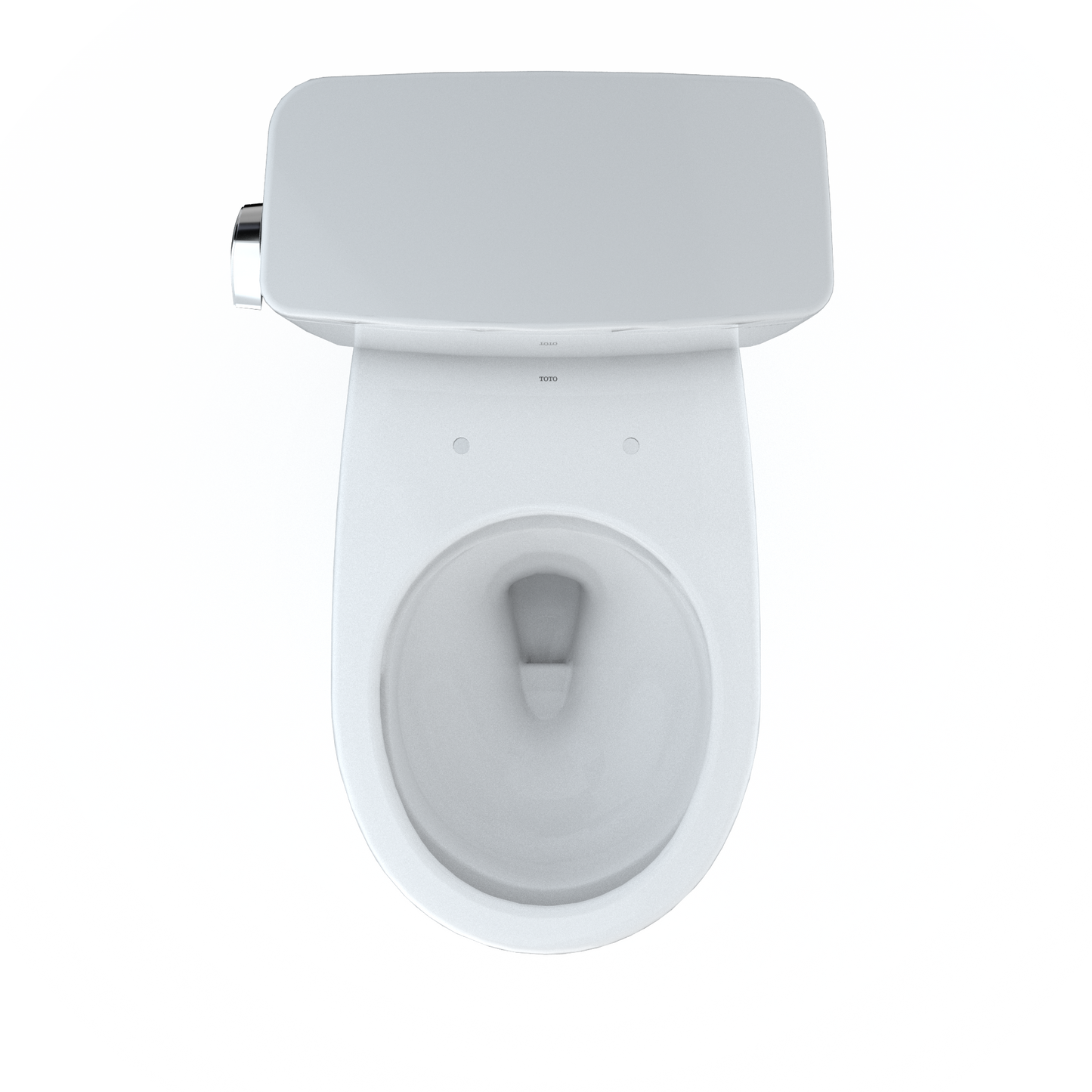 TOTO Drake Two-piece Toilet - 1.28 GPF - Elongated - Universal Height Less Seat