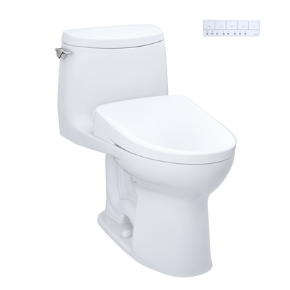 TOTO UltraMax II Washlet+ S7A One-Piece Toilet 1.28 GPF - Universal Height