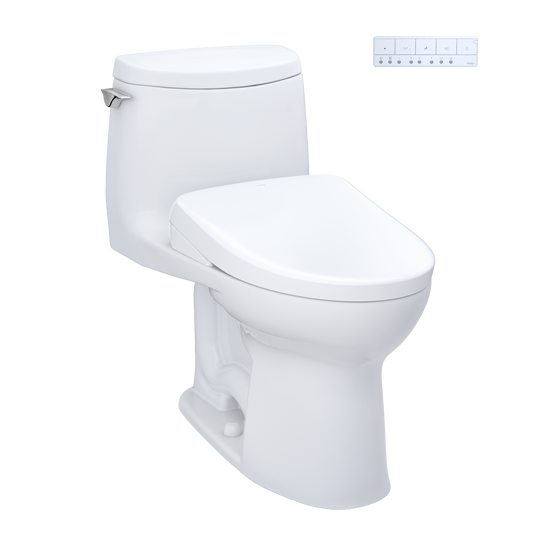 TOTO UltraMax II Washlet+ S7A One-Piece Toilet 1.28 GPF - Universal Height