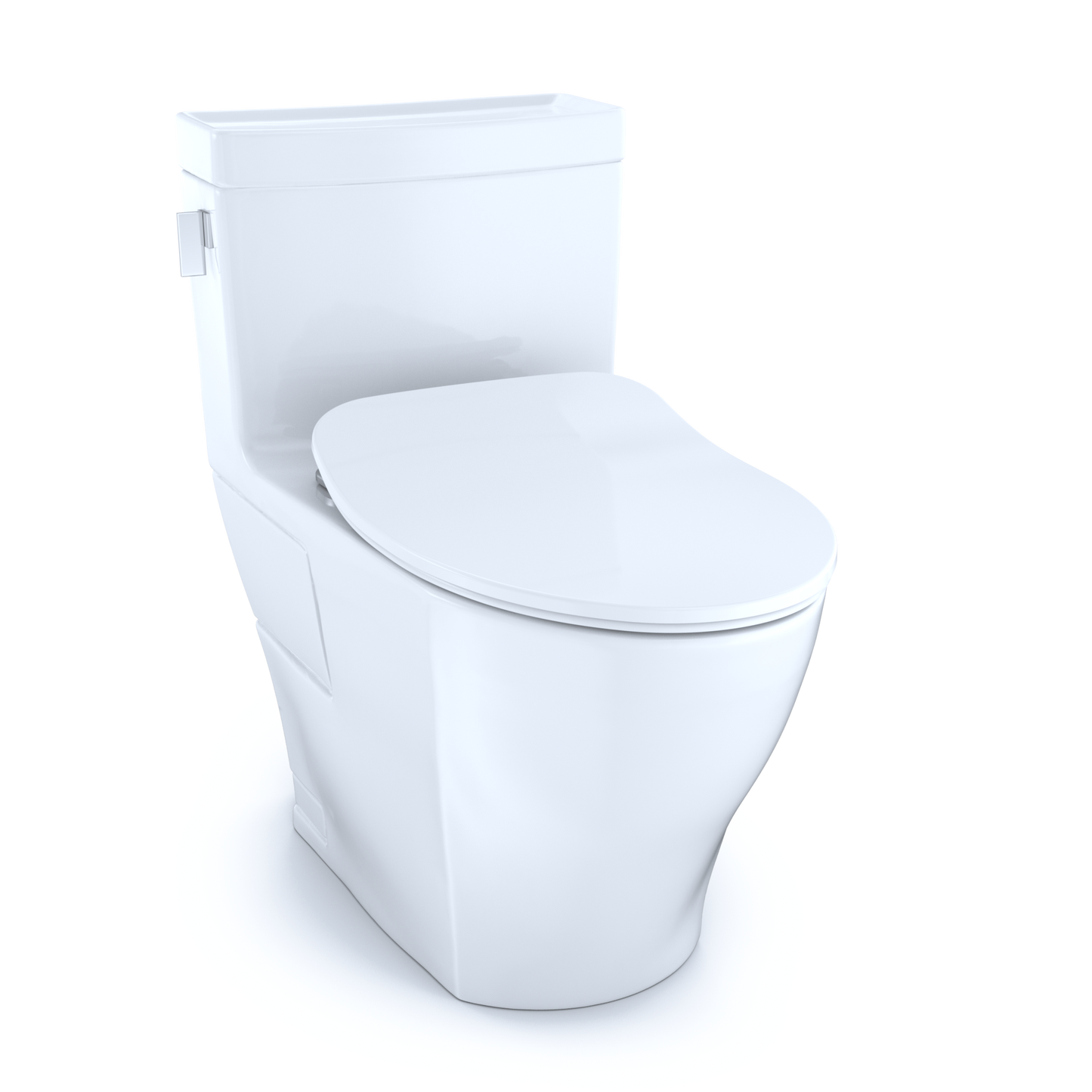 TOTO Legato One-Piece High-Efficiency Toilet 1.28 GPF, Elongated, Universal Height, Washlet+ Connection