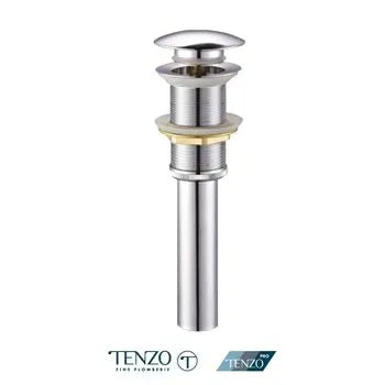 Tenzo Round Lavatory Drain Without Overflow DR-WOF-01-XX