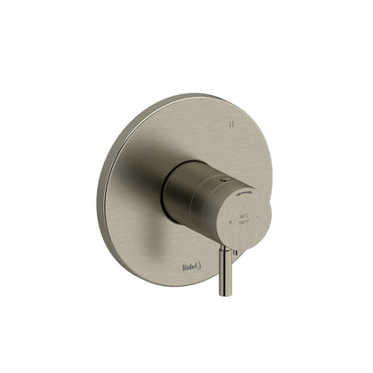 Riobel Riu 1/2" Thermostatic & Pressure Balance Trim With Up To 5 Functions, Plain Handles