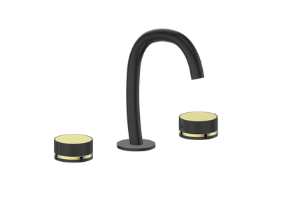 Vogt Mond 8" C.C. Lavatory Faucet With Pop-Up Drain - Moon Handle - BF.M1.1331