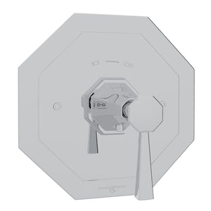 Perrin & Rowe Deco Garniture thermostatique 3/4" sans contrôle du volume, poignée à levier