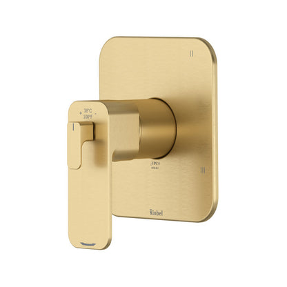 Riobel Equinox 1/2" Therm & Pressure Balance Trim With 3 Functions (No Share) - TEQ47N