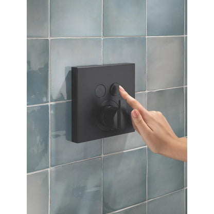 Delta SelectChoice Ara Angular Modern Push-Button Shower Trim - T37T267