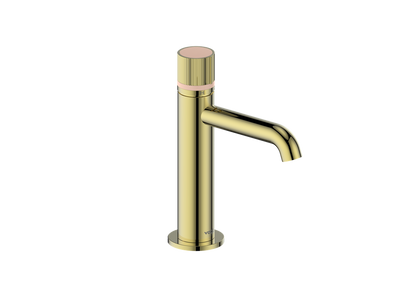 Vogt Mond Single Hole Lavatory Faucet with Pop-Up Drain - Brushed Gold