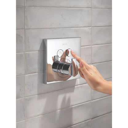 Delta SelectChoice Ara Angular Modern Push-Button Shower Trim - T37T267