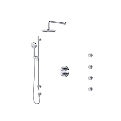 Riobel Momenti Shower Kit 446 With Rough-In Valve - KIT446MMRDJ