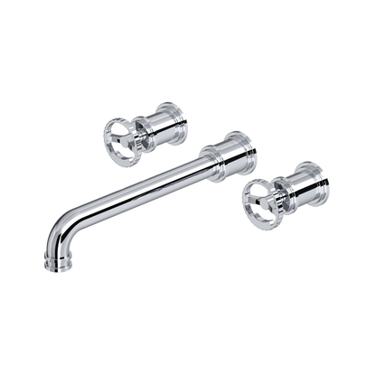 Perrin & Rowe Armstrong Wall Mount Tub Filler Trim Wheel Handles