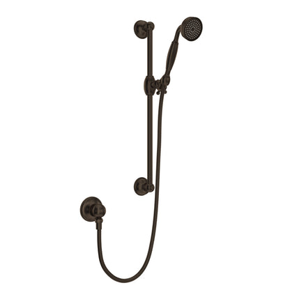 Rohl Handshower Set With 22" Slide Bar And Single Function Handshower - 1301E