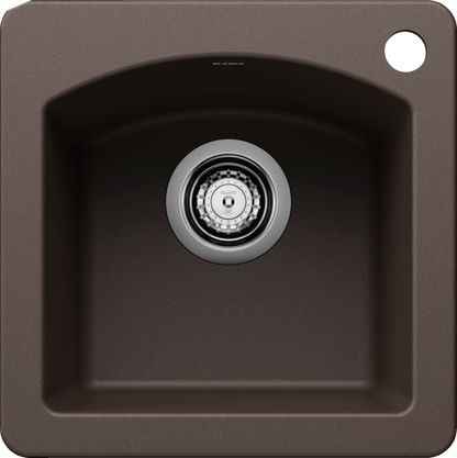 Blanco Diamond Mini Silgranit Dual Mount Kitchen Sink