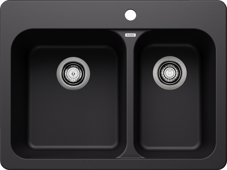 Blanco Vision 1½ Bowl Silgranit Dual Mount Kitchen Sink