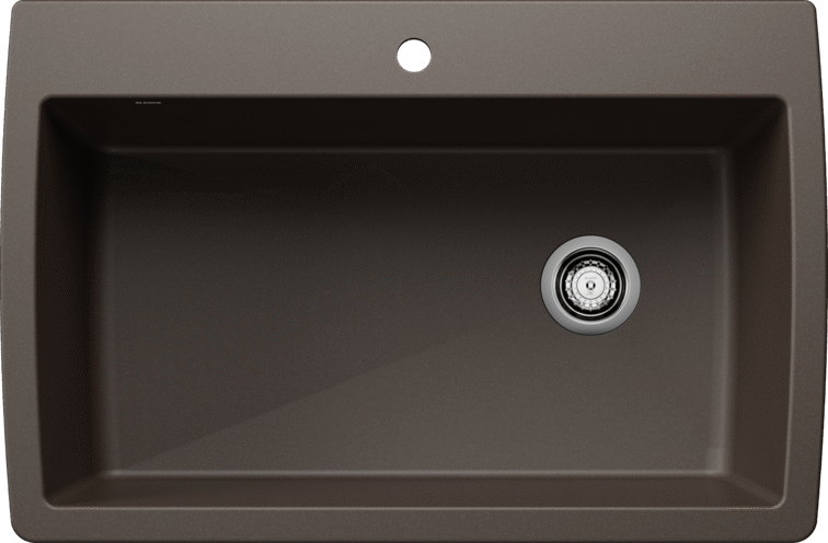 Blanco Diamond Super Single Silgranit Dual Mount Kitchen Sink