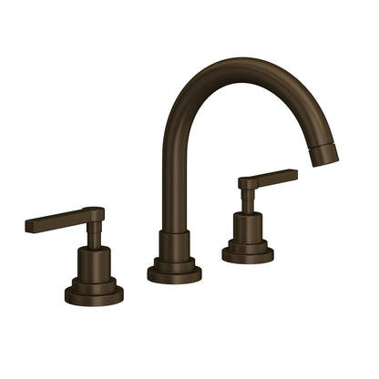 Rohl Lombardia Widespread Lavatory Faucet With C-Spout & Lever Handles - A2228LM-2
