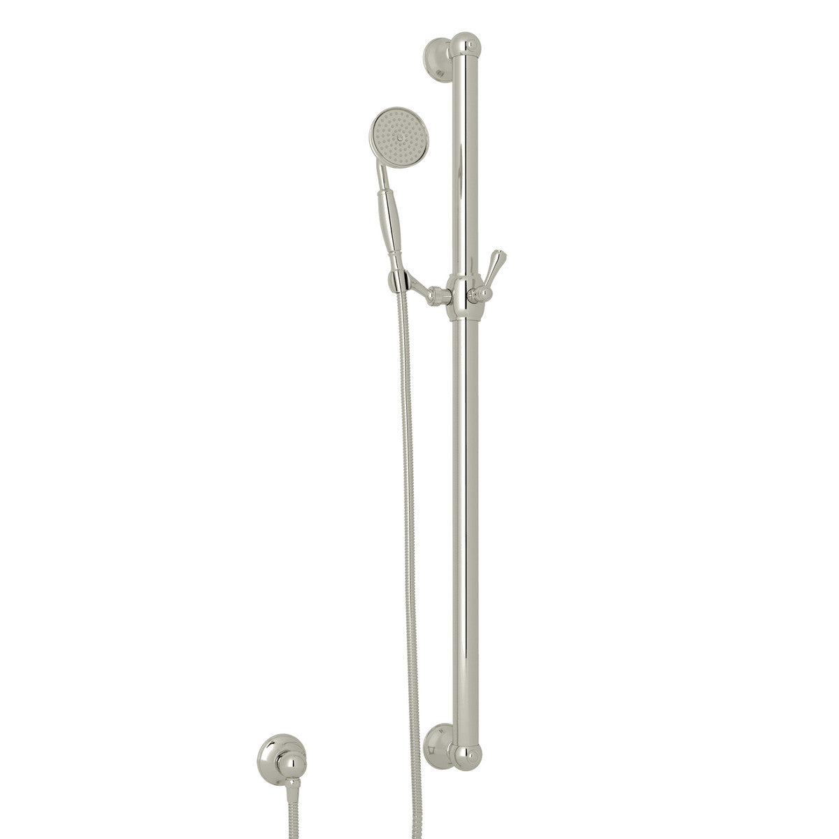 Rohl Handshower Set With 39" Grab Bar And Single Function Handshower - 1272E