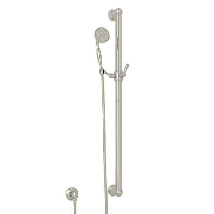 Rohl Handshower Set With 39" Grab Bar And Single Function Handshower - 1272E