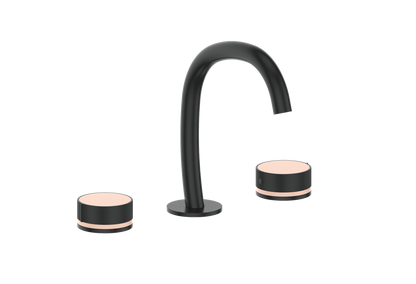 Vogt Mond 8" C.C. Lavatory Faucet With Pop-Up Drain - Moon Handle - BF.M1.1331