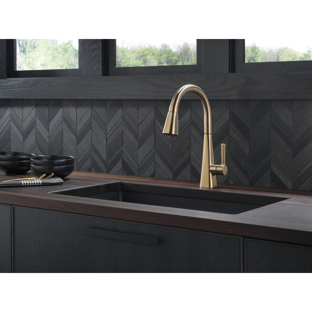 Delta Lenta Single-Handle Pull-Down Kitchen Faucet