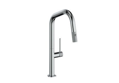 Vogt Drava Pull Down 16" Kitchen Faucet With Angular Spout - KF.16D2.1214