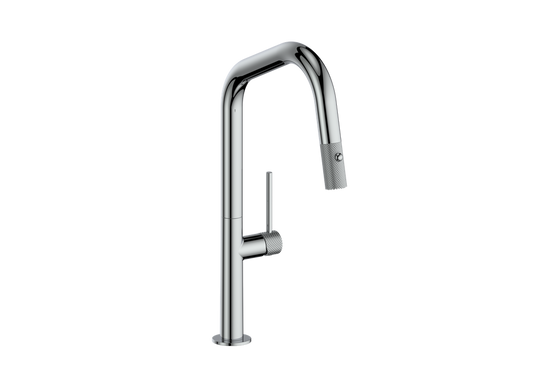 Vogt Drava Pull Down 16" Kitchen Faucet With Angular Spout - KF.16D2.1214