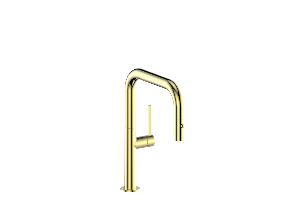 Vogt Dornbirn Pull Down 13" Bar/Prep Kitchen Faucet With U-Spout