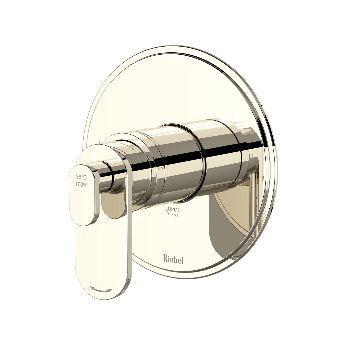 Riobel Arca 1/2" Thermostatic And Pressure Balance Trim With Up to 3 Functions
