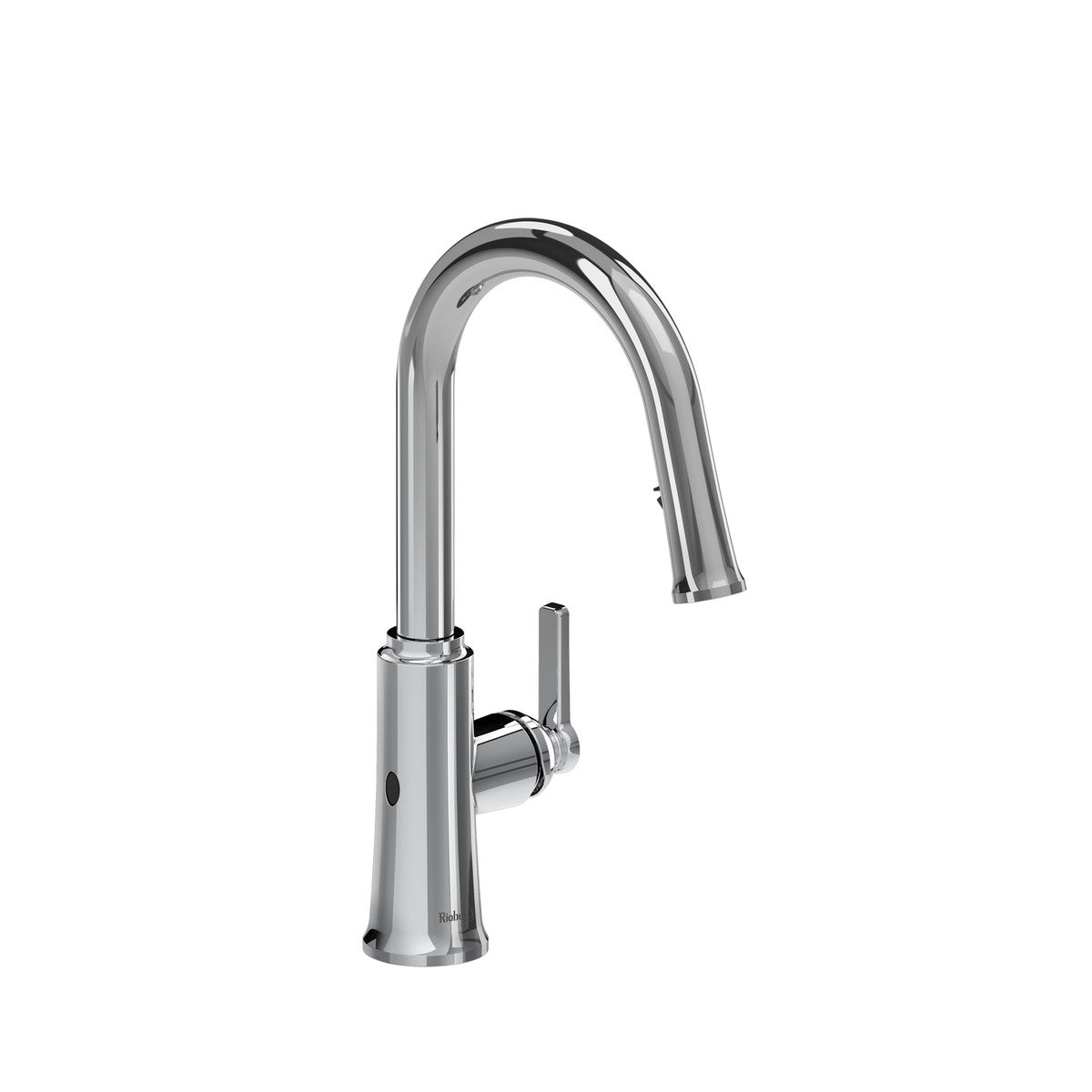 Riobel Trattoria Pull-Down Touchless Kitchen Faucet With C-Spout Dual Spray 1.5 GPM