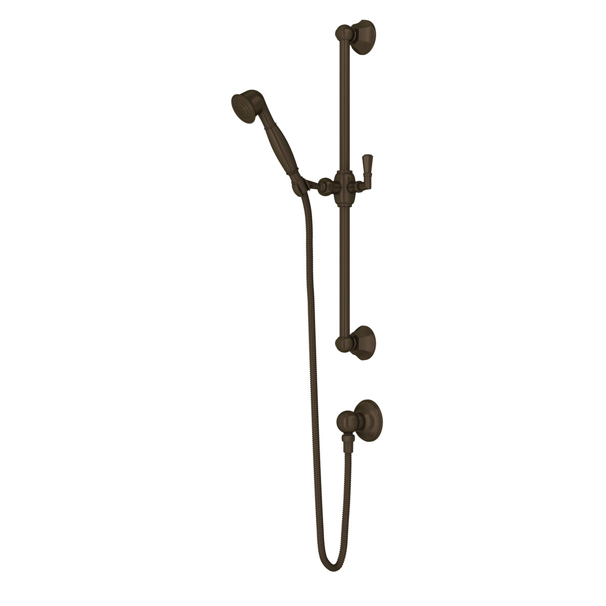 Rohl Handshower Set With 24" Slide Bar And Single Function Handshower - 1330