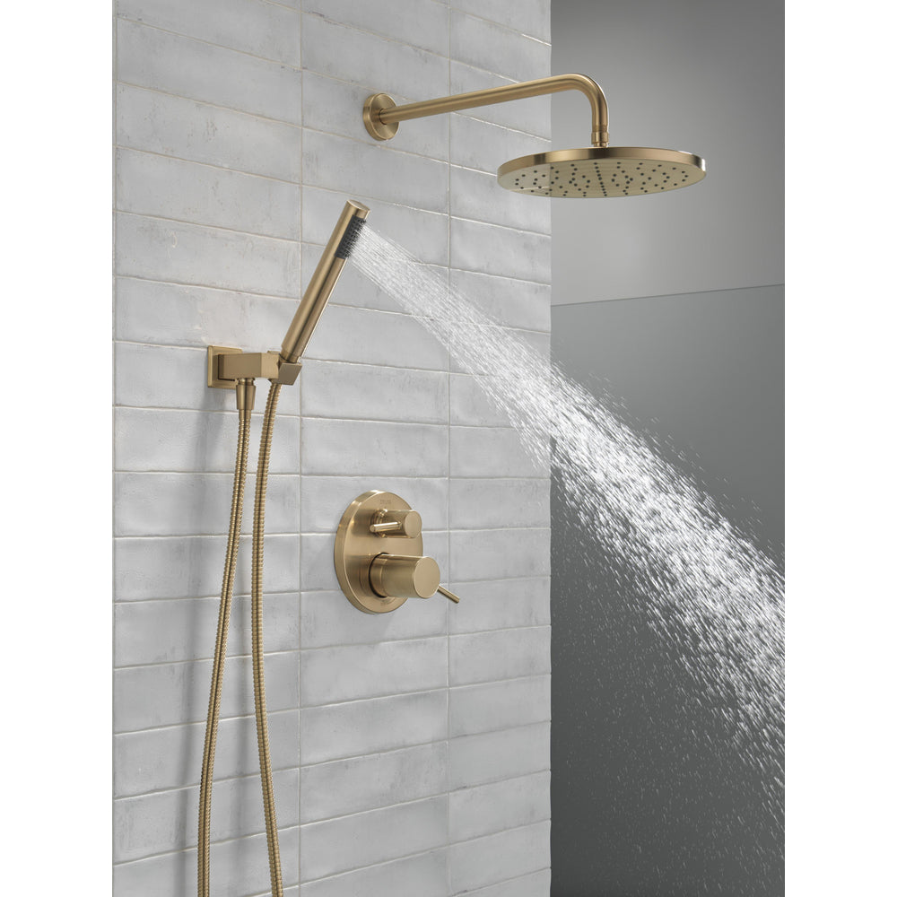 Delta T342702 Modern Cylindrical Raincan Shower Trim with Hand Shower