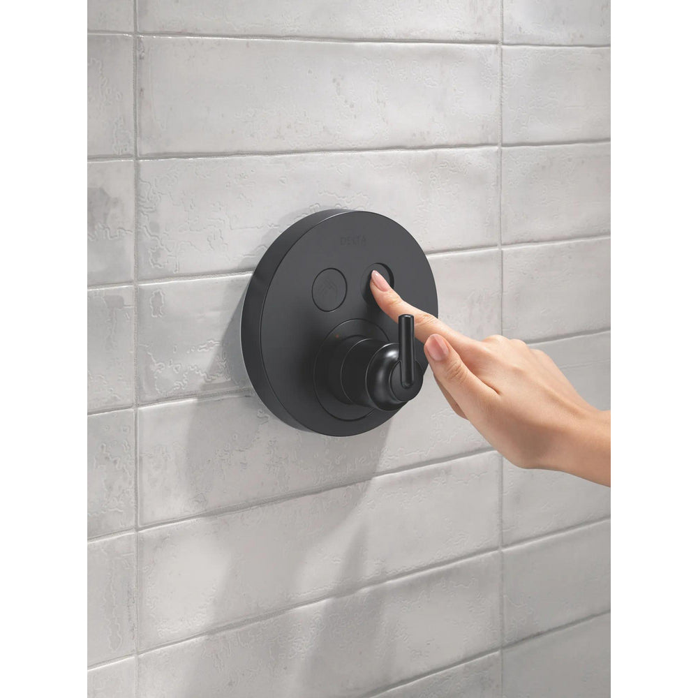 Delta Trinsic SelectChoice Round Contemporary Push-Button Shower Trim - T37T259