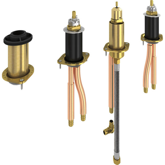 Delta Two Handle Flexible Mount with Hand Shower - PEX Crimp - R4707-PX