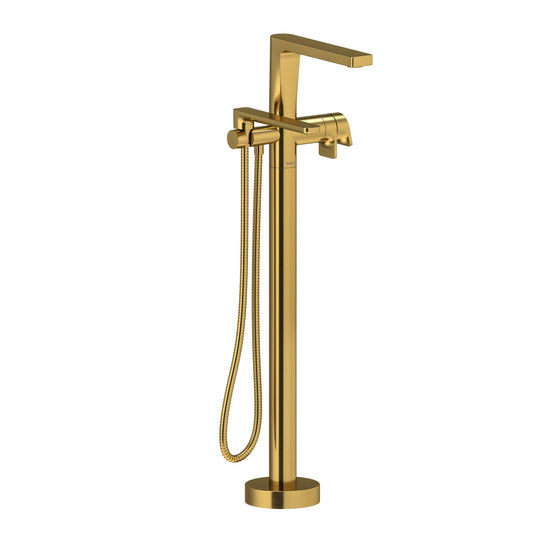 Riobel Ode 1/2" Thermostatic Single Hole Floor Mount Tub Filler Trim - TOD39