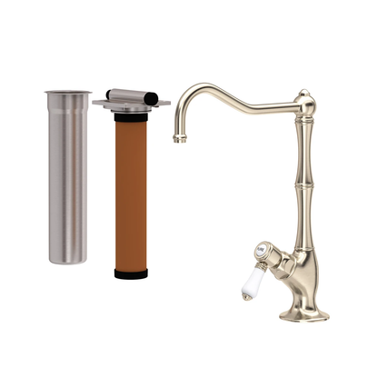 Rohl Acqui Filter Kitchen Faucet Kit Porcelain Lever Handles - AKIT1435LP-2