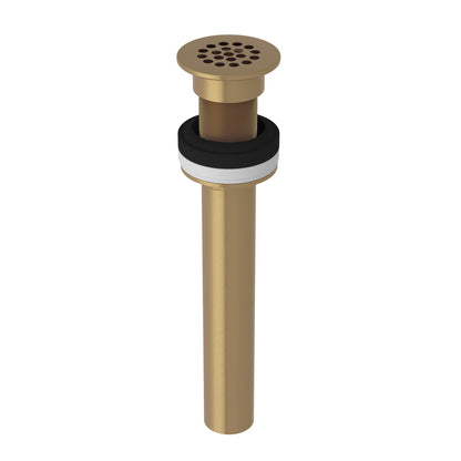 Rohl Lavatory Grid Drain Without Overflow With 10" Tailpiece - 6442