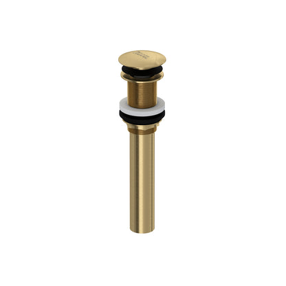 Rohl Lavatory Push Drain Without Overflow With 6 Inch Tailpiece - 5445