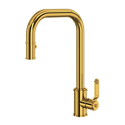 Perrin & Rowe Armstrong Pull-Down Kitchen Faucet With U-Spout Dual Spray 1.75 GPM